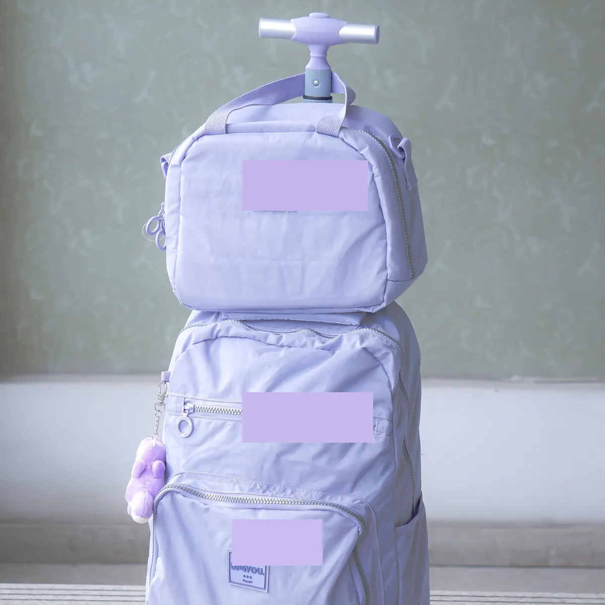 Front-Opening 28-Inch Luggage - Purple